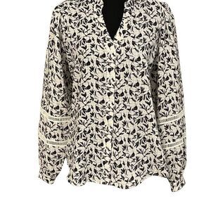 Haver & Blair Women’s L/S Floral Peasant Blouse